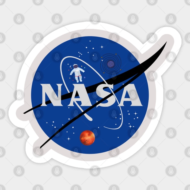 Nasa Sticker by Alpha-store